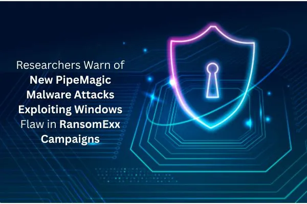 Researchers Warn of New PipeMagic Malware Attacks Exploiting Windows Flaw in RansomExx Campaigns